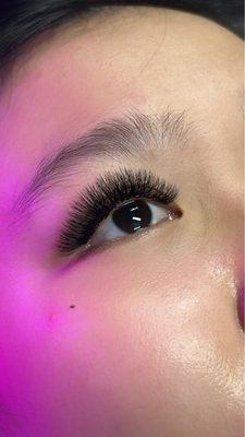 Eyeslashes. Extention Volumd set