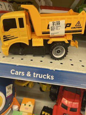 Nothing Beats $1.99 for this truck missing a wheel!