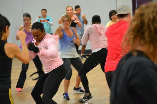 "Kardio Kick Powerhouse Fusion" group fitness class
Tuesday and Thursday 6:30 pm