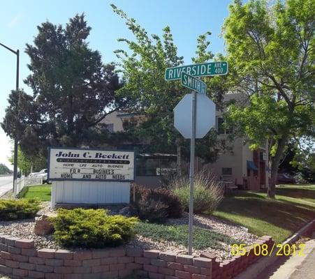 John C Beckett and Associates is located at the corner of Smith & Riverside in Fort Collins, CO
