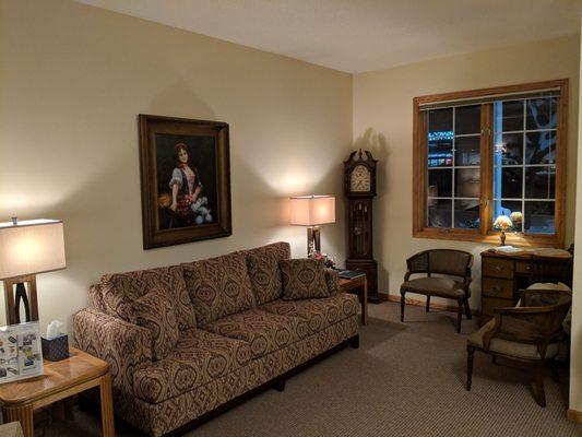 West side of our lobby & gathering area.