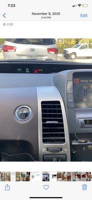 Dashboard lighting up like a pinball machine!