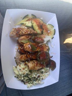 Honey Garlic Chicken Bowl