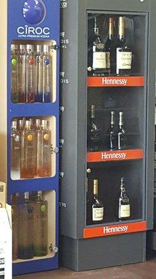 Display Ciroc & Hennessy
