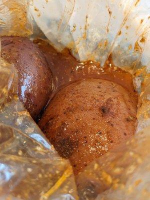 Hello my beautiful boiled potatoes. You deserve better marking than "boiled". Maybe #mega.