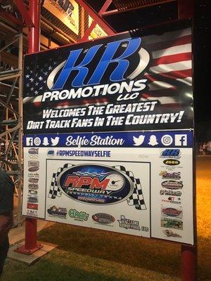 80 degrees in Texas July- great racing night! tonight socializing on the spectator side. The good stuff!