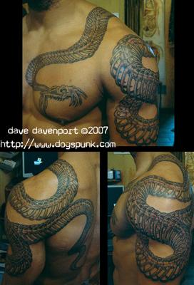 snake skelly by dave