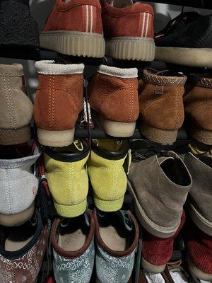 The many I done bought I love Clarks!!! They are comfortable.