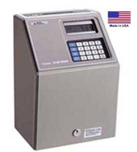 Amano MJR7000 100 employee rugged self totaling time clock