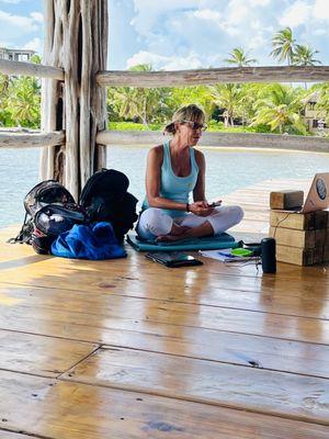 Leading a retreat in Belize 2022