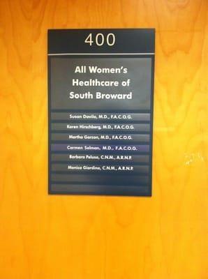 All Women's Healthcare Of South Broward