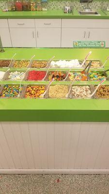 Various toppings