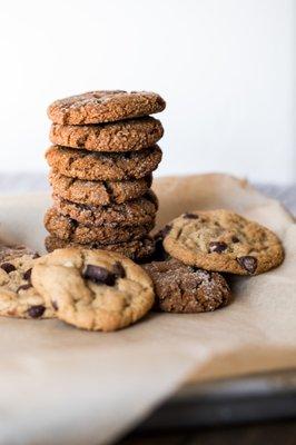 #cookie #ginger #vegan #organic #chocolatechip #molasses #brownsugar