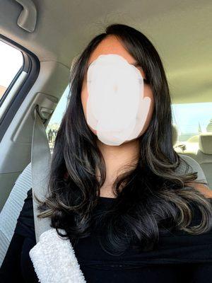 Face framers with side bands and layers