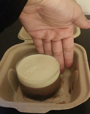 $6.95 triple chocolate cake.