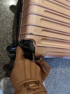 Damaged Luggage