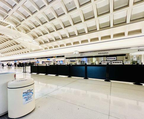Waiting for our bags at the baggage claim.
