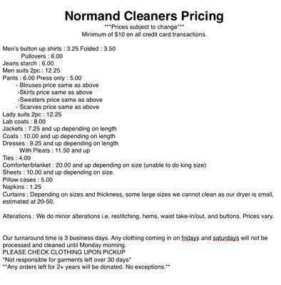Normand Cleaners