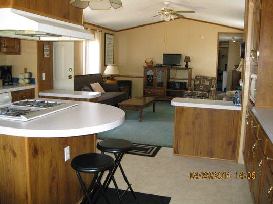 Kitchen to living room