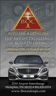 You have seen the rest, now try the BEST!!! Doesn't your expensive car deserve a trip to the Auto Spa! Here's our business card.