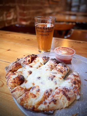 Breadsticks from Far Gohn brewery.