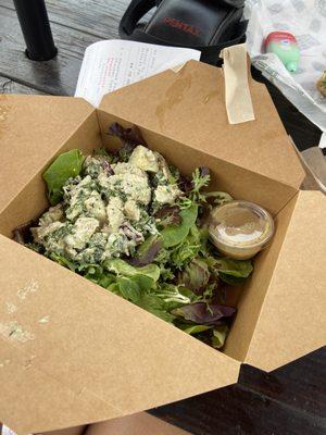 hazelnut pesto chicken salad