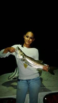 Annamarie with a snook!