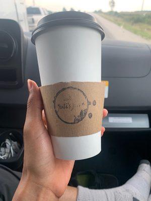 3 shot oat milk latte