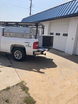 Disposal of a 40 year old package which cost the customer due to age in operational expenses