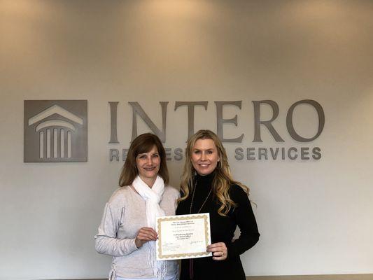 #1 Producing Realtors November 2017! Janie and I make a great team!!