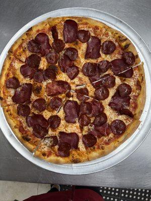 I'll be in smoked beef jerky and Albanian smoked salami