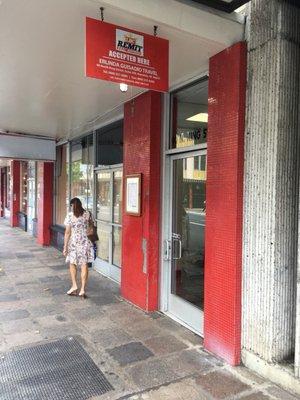 Front entrance