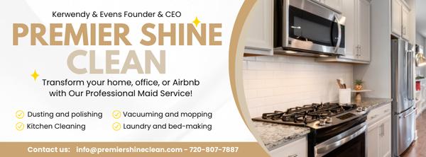 Experience the luxury of a spotless space with Premier Shine Clean. Let us handle the mess while you enjoy the shine! #LuxuryClean