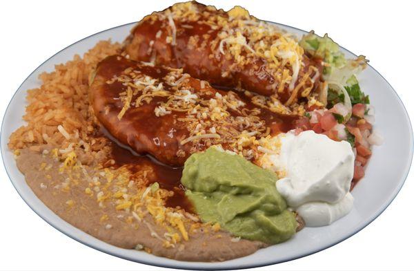 #12 chile relleno platter