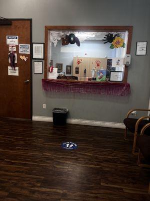 The receptionist is rude she must hate working here l get it someone has to do it