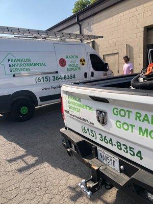 Trucks ready to roll