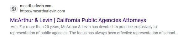 McArthur & Levin Llp