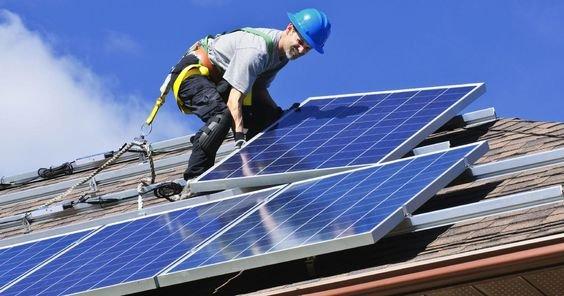 Solar panels are installed with experienced technicians