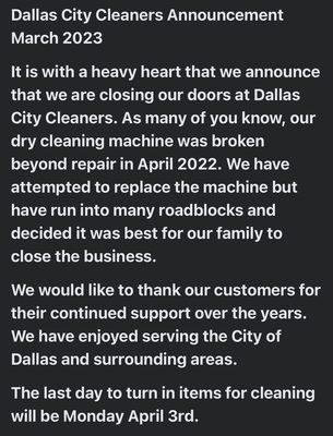 Dallas City Cleaners