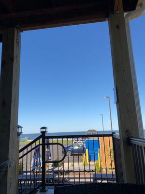 Bay view deck seating