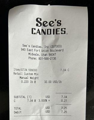 See's Candies Chocolate Shop