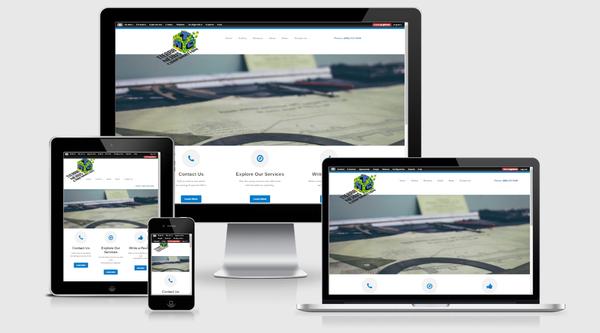 Construction Company Website Redesign.