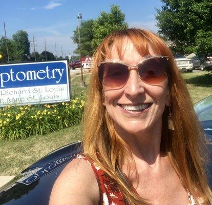 Me and my newly repaired shades.