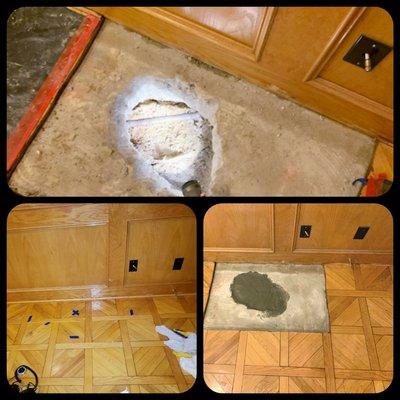 Pinpoint slab leak Chatsworth | Water leak detection in San Fernando Valley CA