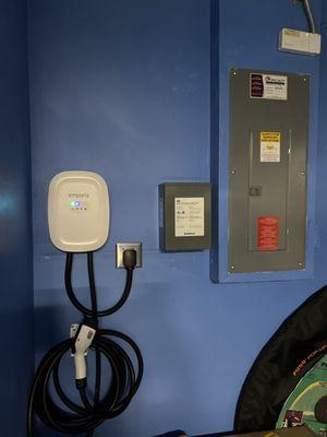 EV charger alongside dcc-12 energy management systems.