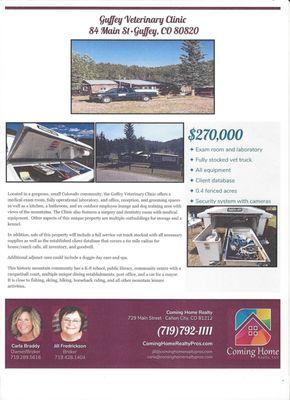 Guffey Veterinary Clinic & Healing Arts Center