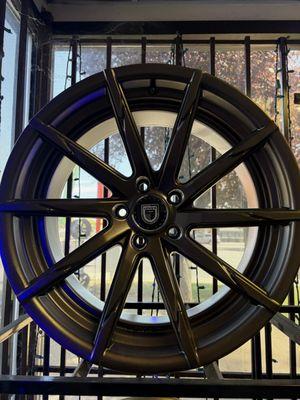 Powder coated wheels