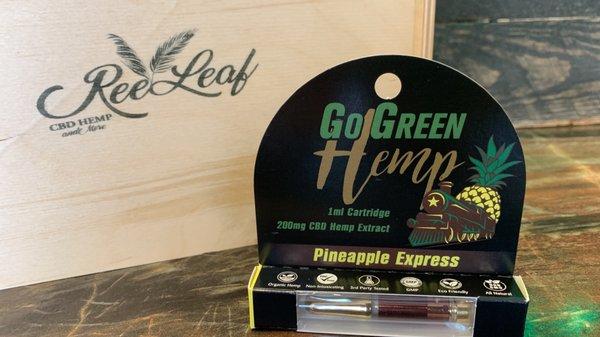Offering quality hemp cartridges in three wonderful flavors, and they will not leak!!!!