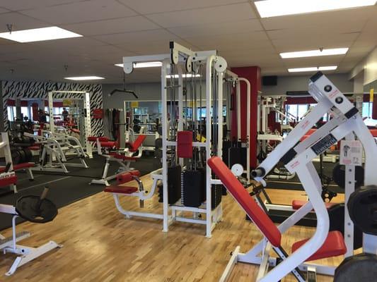 All the basic equipment you need for a good workout.