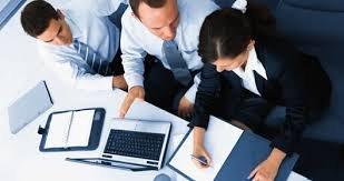 Meeting with our first client